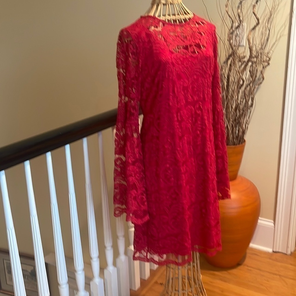 🔥SALE 🔥Beautiful red New York & company dress